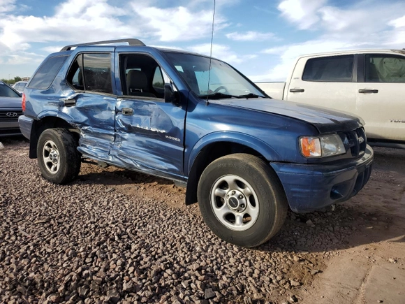2003 Isuzu Rodeo with VIN 4S2CK58W634302035, listed as a Copart auction lot 78935334 with 133,514 mi miles and Salvage Title. Bid and sale history available at DreamBid. Image 4.