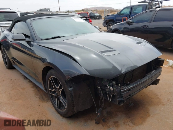 2019 Ford Mustang EcoBoost with VIN 1FATP8UH1K5148614, listed as a IAAI auction lot 41901751 with 83,823 mi miles. Bid and sale history available at carsss.com. Image 1.