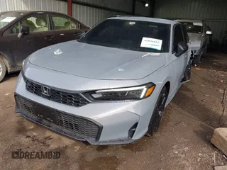 2025 Honda Civic Sport with VIN 2HGFE2F53SH569192, listed as a IAAI auction lot 41836855 with 1,117 mi miles and . Bid and sale history available at DreamBid. Image 17.