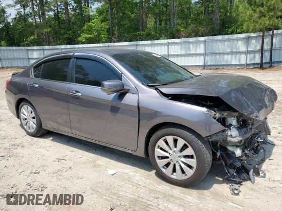 2015 Honda Accord EX-L с VIN 1HGCR2F88FA097268, выставлен на аукционе Copart как лот 55298235 с пробегом 57 644 миль миль и Списание • Salvage title. История ставок и продаж доступна на DreamBid. Изображение 4.