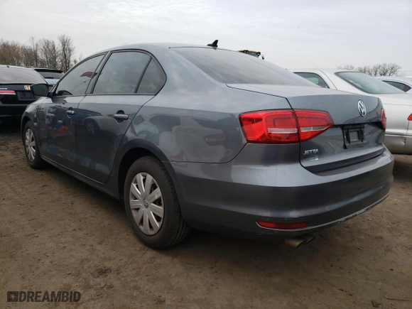 2015 Volkswagen Jetta Sedan 2.0L S with VIN 3VW2K7AJ2FM423880, listed as a Copart auction lot 52512305 with 76,264 mi miles and Salvage Title. Bid and sale history available at carsss.com. Image 2.