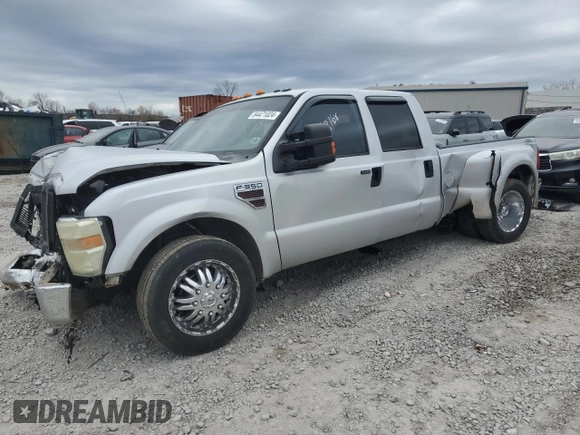 2008 Ford F-350 with VIN 1FTWW32RX8EA88768, listed as a Copart auction lot 84471024 with Not provided miles and Salvage title. Bid and sale history available at DreamBid. Image 1.