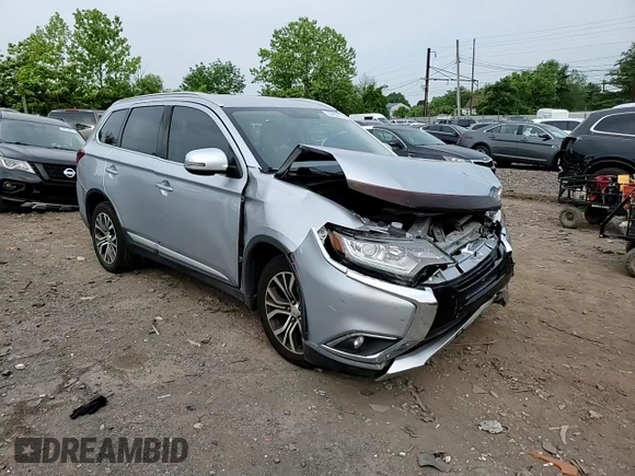 2017 Mitsubishi Outlander SE with VIN JA4AZ3A36HZ050715, listed as a Copart auction lot 59482875 with 74,158 mi miles and Salvage title. Bid and sale history available at DreamBid. Image 13.