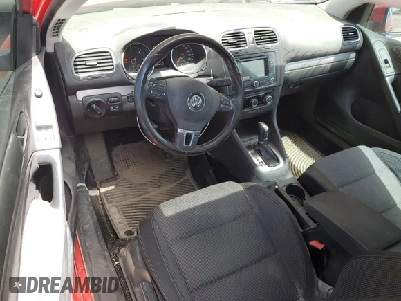 2012 Volkswagen Golf TDI w/Sunroof & Nav with VIN WVWBM7AJ4CW075072, listed as a Copart auction lot 53753015 with 157,045 mi miles and Salvage title. Bid and sale history available at DreamBid. Image 8.