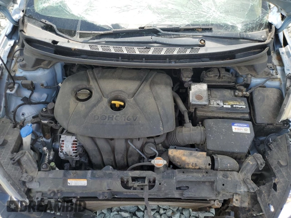 2011 Hyundai Elantra GLS z VIN KMHDH4AE2BU093672, wystawiony jako Copart lot #56977185 z przebiegiem 142 095 mil mil oraz Szkoda całkowita • Salvage title. Historia ofert i sprzedaży dostępna na DreamBid. Obrazek 11.