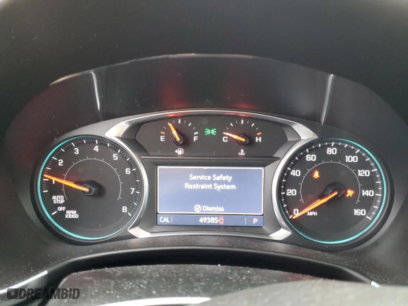 2020 Chevrolet Equinox Premier with VIN 2GNAXNEVXL6170967, listed as a Copart auction lot 87814785 with 49,385 mi miles and Salvage Title. Bid and sale history available at carsss.com. Image 9.