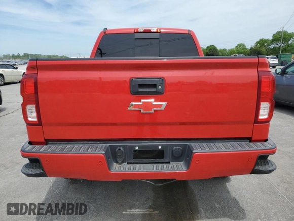 2017 Chevrolet Silverado 1500 LT with VIN 3GCUKREC5HG346149, listed as a Copart auction lot 52847415 with 105,635 mi miles and Salvage Title. Bid and sale history available at DreamBid. Image 6.