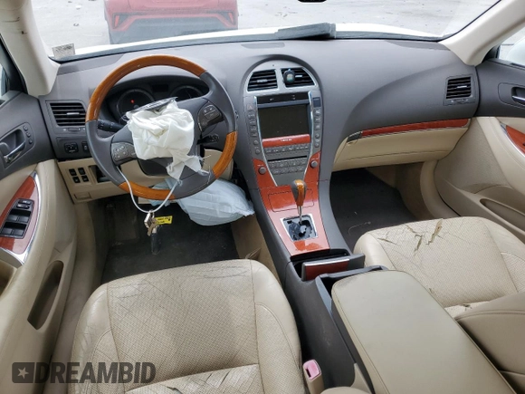 2010 Lexus ES 330 with VIN JTHBK1EG4A2390362, listed as a Copart auction lot 50737025 with 53,900 mi miles and Salvage Title. Bid and sale history available at DreamBid. Image 8.