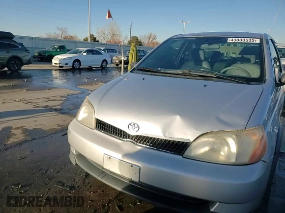 2000 Toyota ECHO with VIN JTDAT1230Y0089220, listed as a Copart auction lot 43000535 with 213,857 mi miles and Salvage Title. Bid and sale history available at DreamBid. Image 13.