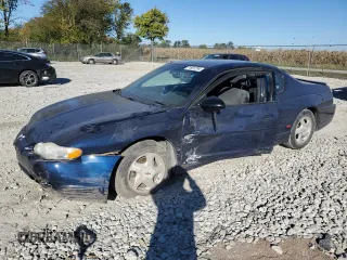 2001 Chevrolet Monte Carlo SS with VIN 2G1WX15K119266049, listed as a Copart auction lot 74937294 with 188,448 mi miles and Clean Title. Bid and sale history available at carsss.com. Image 1.