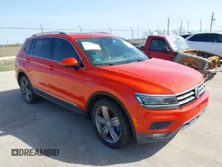 2018 Volkswagen Tiguan SEL Premium with VIN 3VV5B7AX8JM116146, listed as a IAAI auction lot 41738184 with 163,731 mi miles and . Bid and sale history available at DreamBid. Image 1.