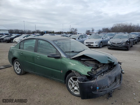 2003 Saturn ION with VIN 1G8AL52F43Z162847, listed as a Copart auction lot 82381924 with 0 mi miles and Salvage Title. Bid and sale history available at carsss.com. Image 4.