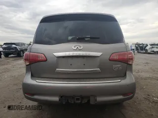 2012 Infiniti QX56 7-passenger with VIN JN8AZ2NE2C9021981, listed as a Copart auction lot 78465744 with 195,422 mi miles and Salvage Title. Bid and sale history available at carsss.com. Image 6.