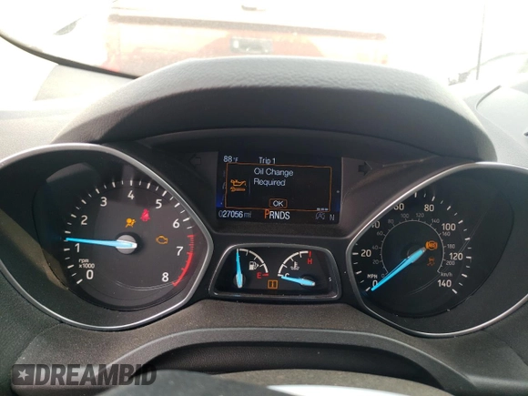 2019 Ford Escape Titanium with VIN 1FMCU9J98KUA56391, listed as a Copart auction lot 59215935 with 27,056 mi miles and Salvage title. Bid and sale history available at DreamBid. Image 9.