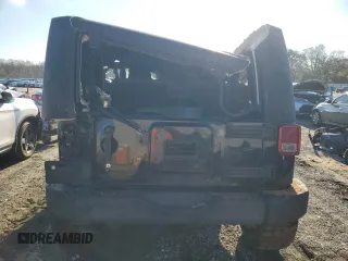 2015 Jeep Wrangler Willys Wheeler with VIN 1C4AJWAG8FL648645, listed as a Copart auction lot 74334884 with Not provided miles and Salvage title. Bid and sale history available at DreamBid. Image 6.