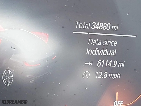 2021 BMW X4 M40i with VIN 5UX2V5C03M9H54824, listed as a IAAI auction lot 41817714 with 34,880 mi miles. Bid and sale history available at carsss.com. Image 7.