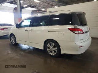 2011 Nissan Quest SL with VIN JN8AE2KP0B9006265, listed as a Copart auction lot 61105715 with 143,967 mi miles and Salvage title. Bid and sale history available at DreamBid. Image 2.