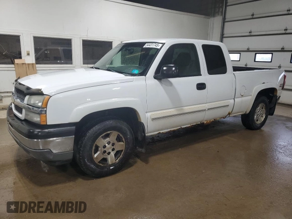 2005 Chevrolet Silverado 1500 Z71 with VIN 1GCEK19Z55Z202021, listed as a Copart auction lot 54431745 with 226,516 mi miles and Clean Title. Bid and sale history available at carsss.com. Image 1.
