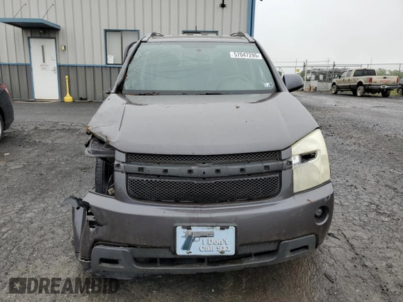 2007 Chevrolet Equinox LT z VIN 2CNDL73F976119101, wystawiony jako Copart lot #57047295 z przebiegiem 128 440 mil mil oraz Szkoda całkowita • Salvage title. Historia ofert i sprzedaży dostępna na DreamBid. Obrazek 5.