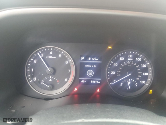 2019 Hyundai Tucson SEL with VIN KM8J3CAL6KU873362, listed as a Copart auction lot 79207334 with 58,674 mi miles and Salvage Title. Bid and sale history available at carsss.com. Image 9.
