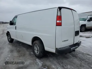 2019 Chevrolet Express Cargo Van with VIN 1GCWGAFGXK1313599, listed as a Copart auction lot 42170245 with 161,298 mi miles and Clean Title. Bid and sale history available at carsss.com. Image 2.