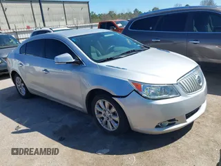 2012 Buick LaCrosse Premium 1 with VIN 1G4GD5ER6CF365691, listed as a IAAI auction lot 41766234 with 184,445 mi miles. Bid and sale history available at carsss.com. Image 1.