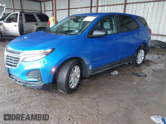 2024 Chevrolet Equinox LS with VIN 3GNAXHEG7RL123497, listed as a IAAI auction lot 42099988 with 43,777 mi miles and . Bid and sale history available at DreamBid. Image 17.