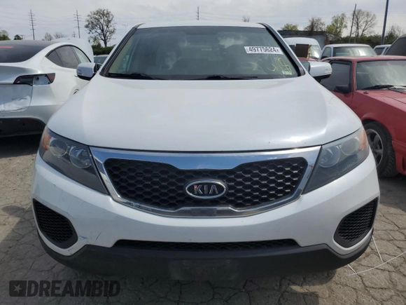 2013 Kia Sorento LX with VIN 5XYKTCA64DG321804, listed as a Copart auction lot 49775624 with 91,047 mi miles and Salvage Title. Bid and sale history available at carsss.com. Image 5.