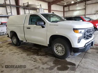 2023 Chevrolet Silverado 1500 Work Truck with VIN 3GCNAAEK3PG365233, listed as a Copart auction lot 51585885 with 124,297 mi miles and Clean Title. Bid and sale history available at DreamBid. Image 4.