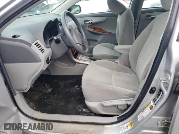2010 Toyota Corolla with VIN 2T1BU4EE8AC265460, listed as a Copart auction lot 52155605 with 151,510 mi miles and Salvage title. Bid and sale history available at DreamBid. Image 7.