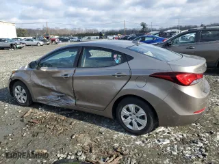2016 Hyundai Elantra GL with VIN 5NPDH4AE0GH732394, listed as a Copart auction lot 87811215 with 79,994 mi miles and Salvage Title. Bid and sale history available at carsss.com. Image 2.
