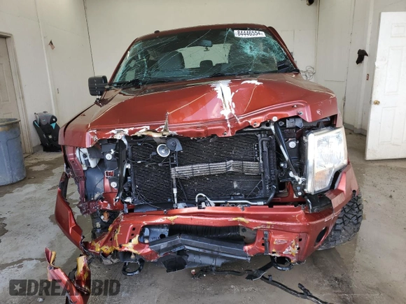 2014 Ford F-150 XL with VIN 1FTFX1EF1EKE17812, listed as a Copart auction lot 84446554 with 106,388 mi miles and Salvage Title. Bid and sale history available at DreamBid. Image 5.