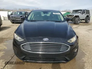2019 Ford Fusion SE with VIN 3FA6P0HD9KR214927, listed as a Copart auction lot 48001315 with 50,145 mi miles and Salvage Title. Bid and sale history available at DreamBid. Image 5.