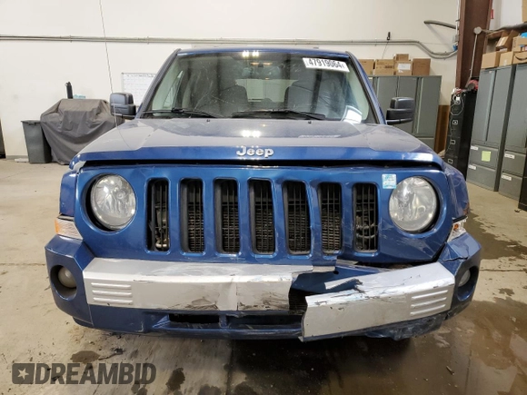 2010 Jeep Patriot Limited with VIN 1J4NF4GB7AD511776, listed as a Copart auction lot 47919064 with 107,055 mi miles and Salvage Title. Bid and sale history available at DreamBid. Image 5.