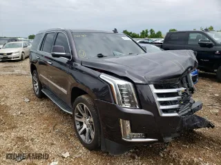 2015 Cadillac Escalade Premium with VIN 1GYS4NKJ3FR652092, listed as a Copart auction lot 48713832 with 0 mi miles and Salvage Title. Bid and sale history available at carsss.com. Image 1.