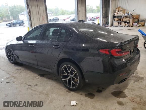 2023 BMW 5 Series 540i xDrive with VIN WBA73BJ02PCL24265, listed as a Copart auction lot 72735144 with 31,331 mi miles and Salvage Title. Bid and sale history available at carsss.com. Image 2.