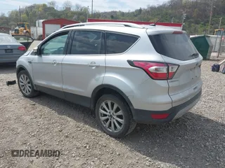 2017 Ford Escape Titanium with VIN 1FMCU9JD0HUE42509, listed as a IAAI auction lot 42079984 with 1 mi miles. Bid and sale history available at carsss.com. Image 3.