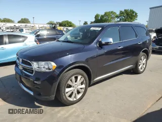 2011 Dodge Durango Crew with VIN 1D4SD4GT2BC593157, listed as a Copart auction lot 52390795 with 101,471 mi miles and Salvage Title. Bid and sale history available at DreamBid. Image 1.