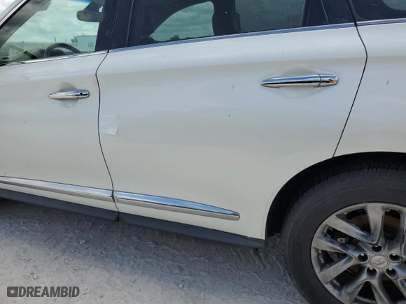 2015 Infiniti QX60 with VIN 5N1AL0MN7FC560196, listed as a Copart auction lot 75394234 with 0 mi miles and Non Repairable. Bid and sale history available at carsss.com. Image 13.