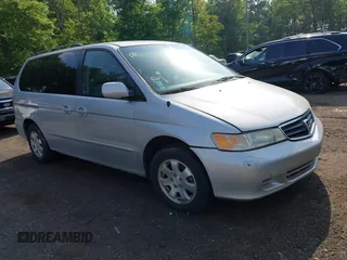 2002 Honda Odyssey EX-L z VIN 2HKRL18062H533064, wystawiony jako IAAI lot #42273694 z przebiegiem Nie podano mil oraz . Historia ofert i sprzedaży dostępna na DreamBid. Obrazek 1.