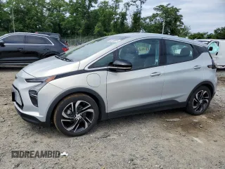 2023 Chevrolet Bolt EV 2LT with VIN 1G1FX6S02P4144733, listed as a Copart auction lot 65235655 with 47,152 mi miles and Salvage title. Bid and sale history available at DreamBid. Image 1.
