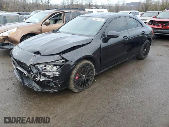 2020 Mercedes-Benz CLA 250 with VIN W1K5J4GB1LN084103, listed as a Copart auction lot 74465123 with 52,723 mi miles and . Bid and sale history available at DreamBid. Image 1.