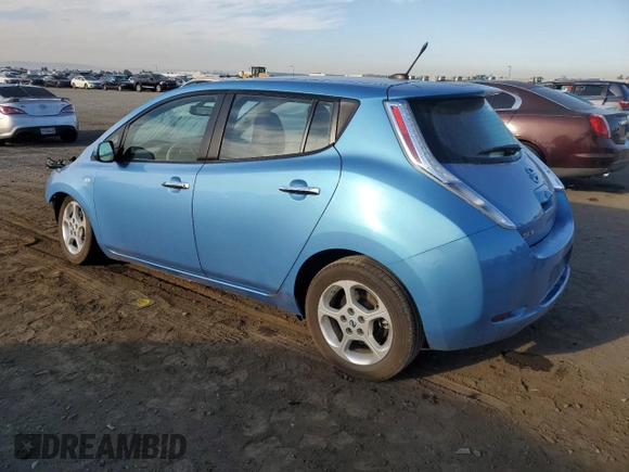2011 Nissan LEAF SL-e with VIN JN1AZ0CP3BT000582, listed as a Copart auction lot 74951934 with 110,014 mi miles and Clean Title. Bid and sale history available at carsss.com. Image 2.