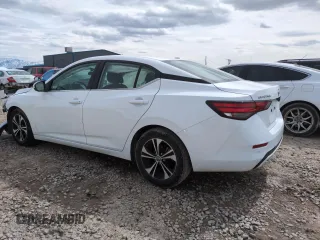 2022 Nissan Sentra SV with VIN 3N1AB8CV2NY220700, listed as a Copart auction lot 50103095 with 35,554 mi miles and Salvage Title. Bid and sale history available at DreamBid. Image 2.