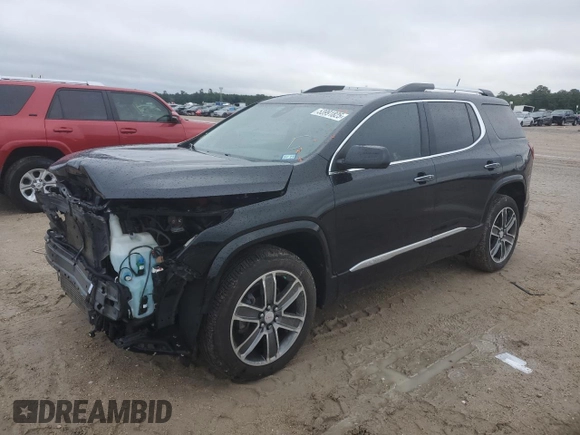 2019 GMC Acadia Denali with VIN 1GKKNPLS3KZ113623, listed as a Copart auction lot 53991825 with 35,524 mi miles and Salvage Title. Bid and sale history available at carsss.com. Image 1.