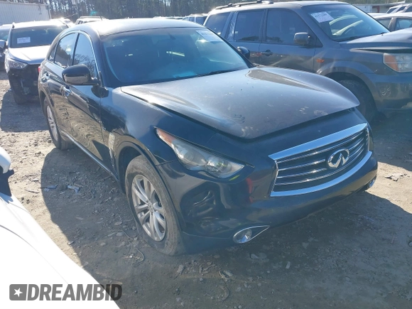 2016 Infiniti QX70 with VIN JN8CS1MW9GM752735, listed as a IAAI auction lot 41271197 with 165,269 mi miles and . Bid and sale history available at DreamBid. Image 1.