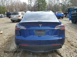 2024 Tesla Model Y Long Range with VIN 7SAYGDEE6RF036075, listed as a Copart auction lot 51275845 with Not Provided miles and Salvage Title. Bid and sale history available at DreamBid. Image 6.