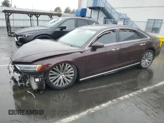 2019 Audi A8 L with VIN WAU8DAF82KN009487, listed as a Copart auction lot 48013045 with 44,362 mi miles and Clean Title. Bid and sale history available at carsss.com. Image 1.