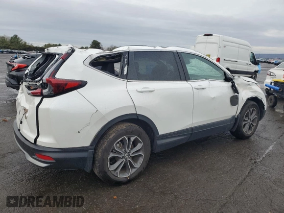 2020 Honda CR-V EX-L with VIN 2HKRW2H83LH693293, listed as a Copart auction lot 51828465 with 29,143 mi miles and Salvage Title. Bid and sale history available at carsss.com. Image 3.