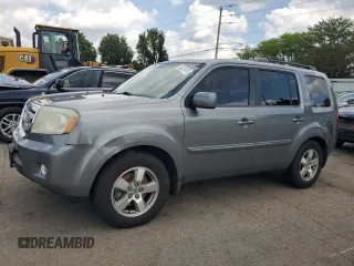 2009 Honda Pilot EX-L z VIN 5FNYF485X9B053974, wystawiony jako Copart lot #58231475 z przebiegiem 222 489 mil mil oraz Szkoda całkowita • Salvage title. Historia ofert i sprzedaży dostępna na DreamBid. Obrazek 1.